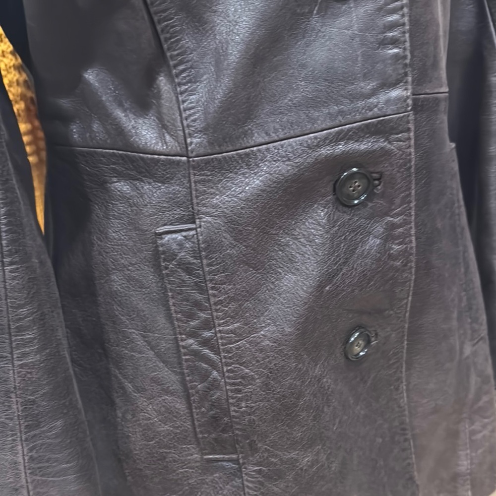 Vintage incredible condition. Brown Leather Women's Jacket - Picture 5 of 8